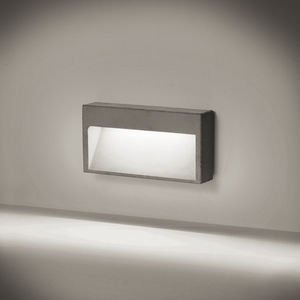 Leuchte für Wandeinbau / LED / rechteckig / Außenbereich