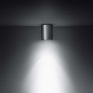 moderne Deckenleuchte / rund / aus Aluminiumguss / LED