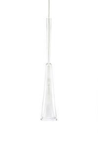 Hängelampe / modern / Nickel / geblasenes Glas