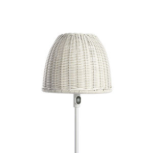 Lampe mit Fußgestell / modern / Synthetikfaser / für Innenbereich