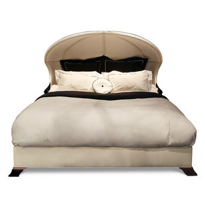 Standardbett / doppelt / klassisch / aus Mahagoni
