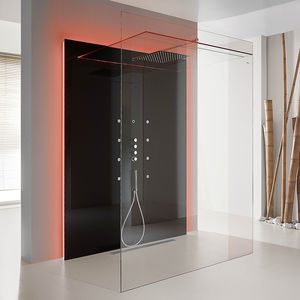 begehbare Dusche / Glas / rechteckig