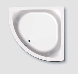 Einbau-Badewanne / für Eckeinbau / aus Acryl