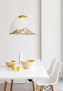 Hängelampe / originelles Design / für Innenbereich / geblasenes Glas