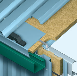 thermo-akustische Isolierung / Steinwolle / für Metalldach / für Dachterrasse