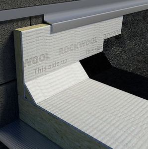 thermische Isolierung / Steinwolle / für Dachterrasse / in Plattenform