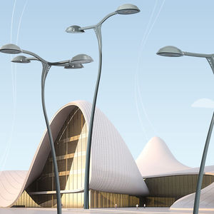 Straßenlaterne / modern / verzinkter Stahl / LED
