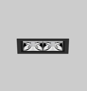 Einbaudownlight / LED / rechteckig / aus Aluminiumguss