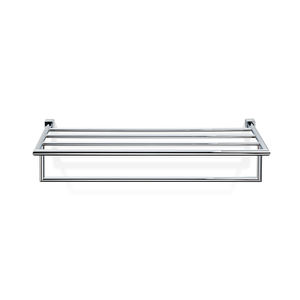 wandmontiertes Regal / modern / aus verchromtem Messing / Messing mit Goldauflage