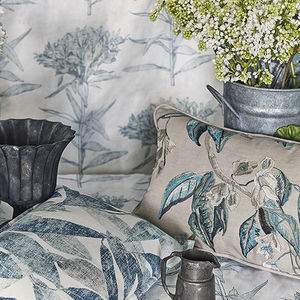 Möbelstoff / Gardinen / Blumenmotive / Polyester