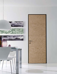 Innenbereich-Tür / einflügelig / Holz / Aluminium