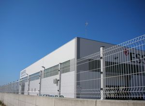 industrieller Zaun / Verschweißter -Gitter / aus Metall / Verstärkte Sicherheit