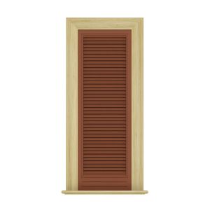 einflügelige fensterläden / Holz / Aluminium / Tür