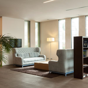 Bettsofa / Art Deco / Stoff / für öffentliche Einrichtungen