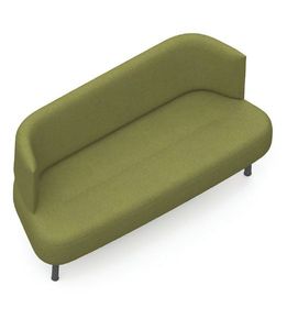 modernes Sofa / Stoff / Objektmöbel / mit Schreibplatte