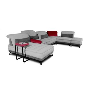 modulierbares Sofa / modern / Stoff / 7 Plätze und mehr