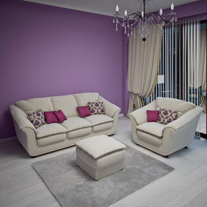 modulierbares Sofa / Eck / klassisch / Stoff