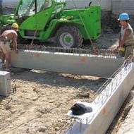 Fertig-Träger / aus Spannbeton / Rechteck / für Böden