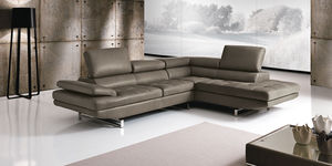 Modulsofa / modern / Leder / Gewebe