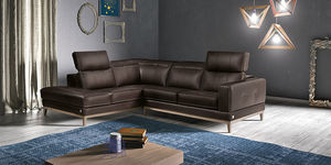 Modulsofa / modern / Leder / Gewebe