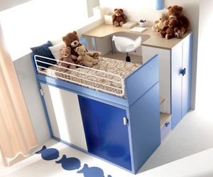 einfaches Bett / modern / für Kinder / für Jungen