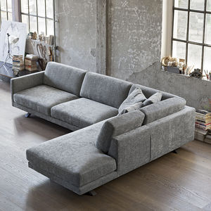modulierbares Sofa / Eck / modern / Stoff