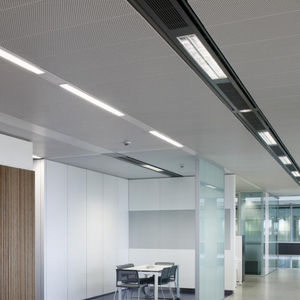 Abgehängte Decke / Aluminium / Stahl / Edelstahl / in Plattenform