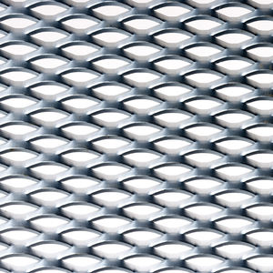 perforiertes Blech / Streckmetall / Stahl / für Fassaden