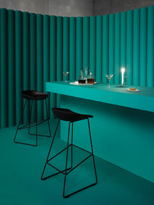 moderner Barhocker / Polypropylen / Polster