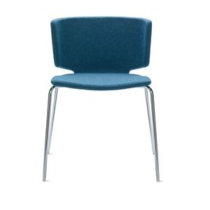 moderner Stuhl / Polster / Kufen / recycelbar