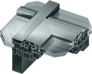 Projektions-Dachfenster / Aluminium / Doppelverglasung / Wärmedämmungen