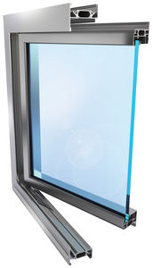 Fenster zum Schieben / aus PVC / Wärmedämmungen / für Geschäftsgebäude