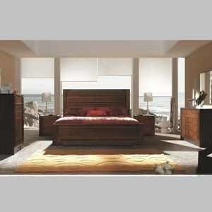 Standardbett / doppelt / modern / Kopfteil