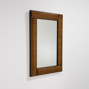 wandmontierter Spiegel / Stil / rechteckig / Holz
