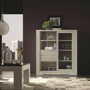 moderne Bibliothek / Holz / Glas