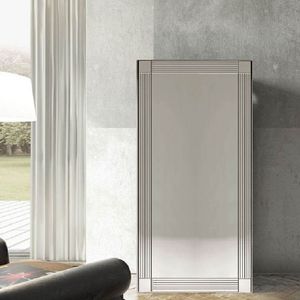 wandmontierter Spiegel / Stand / modern / rechteckig