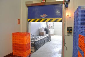 Roll-Industrietor / aus PVC / Schnell