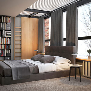 Nachttischlampe / modern / Aluminium / Stahl