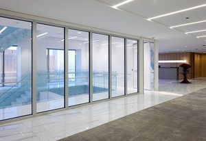 Innenbereich-Tür / einflügelig / Glas / Brandschutz
