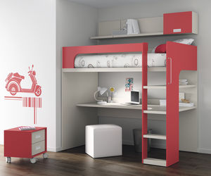Hochbett / einfach / modern / für Kinder (Jungen und Mächen)