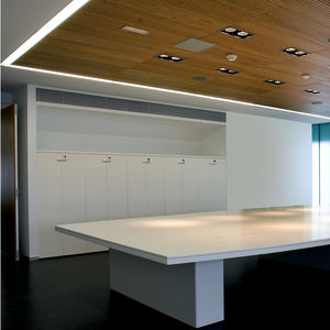 Akustikplatte für Decken / für abgehängte Decken / aus MDF / perforiert