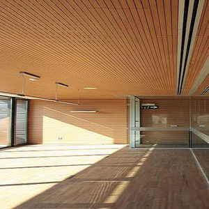Akustikplatte für Innenausbau / Holz / perforiert / Objektmöbel