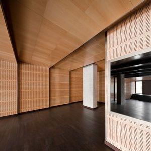 Dekorpaneel / Wandmontage / aus Holz / glatt