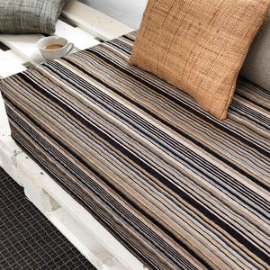 Möbelstoff / für Wände / Streifenmuster / Polyester