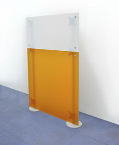 bodenstehende Bürotrennwand / aus Acryl / modulierbarer