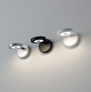 moderne Wandleuchte / Aluminium / LED / rund