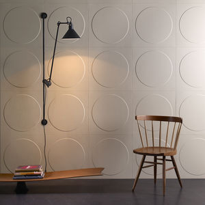 Innenraum-Fliesen / Wand / Leder / 3D