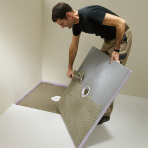 rechteckige Duschwanne / aus XPS / extraflach