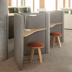 bodenstehende Bürotrennwand / Stoff / modulierbarer