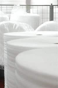 Elastische Trittschalldämmung / in Bandform / aus XPS